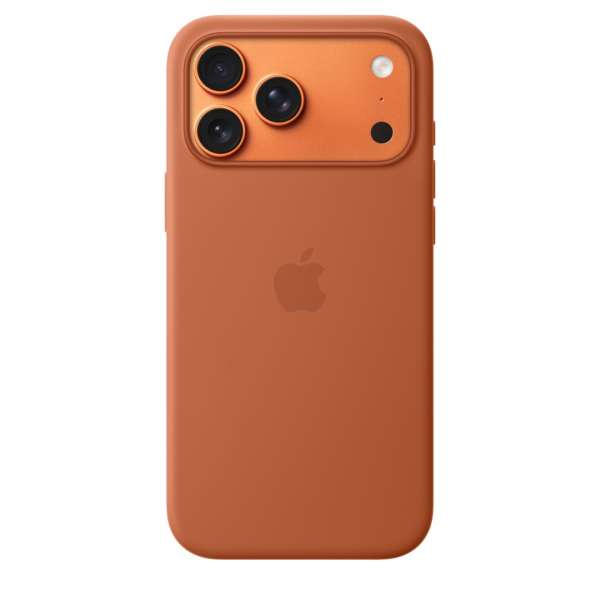 Apple iPhone 17 Pro Max Silicone Case with MagSafe Terra Cotta