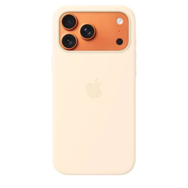 Apple iPhone 17 Pro Max Silicone Case with MagSafe Vanilla