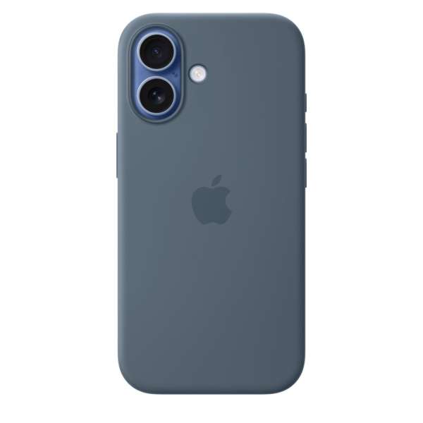 Apple iPhone 17 Silicone Case with MagSafe Anchor Blue