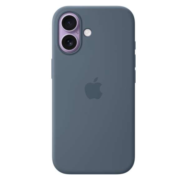 Apple iPhone 17 Silicone Case with MagSafe Anchor Blue