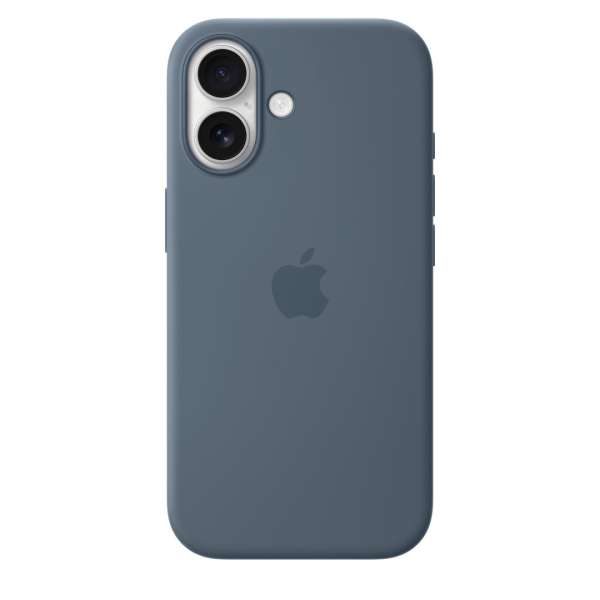 Apple iPhone 17 Silicone Case with MagSafe Anchor Blue