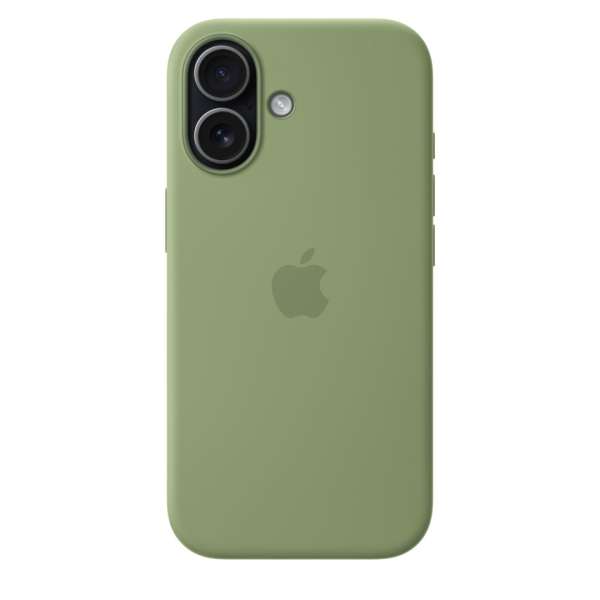 Apple iPhone 17 Silicone Case with MagSafe Light Moss