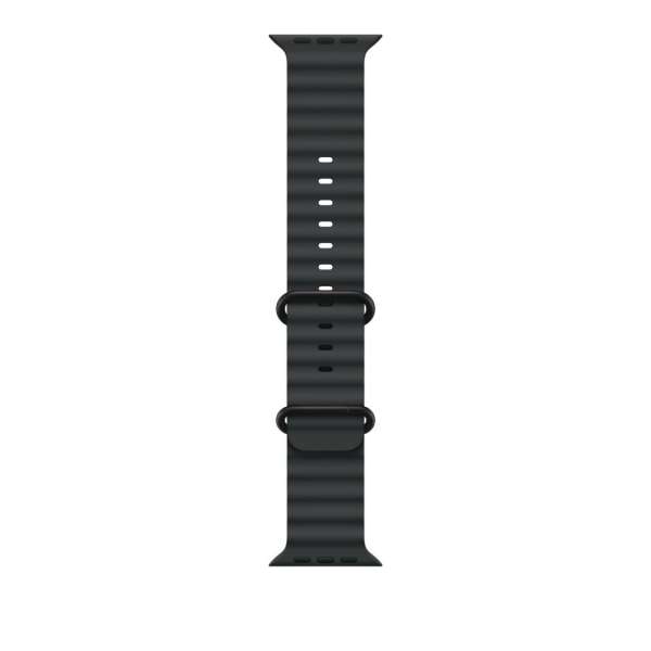 Apple Watch 49mm Ocean Band Black Black Titanium Finish