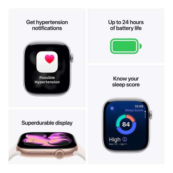 Apple Watch S11 Cellular 42mm Slate Titanium Case with Slate Milanese Loop Apple Watch S11 Cellular 42mm Slate Titanium Case with Slate Milanese Loop