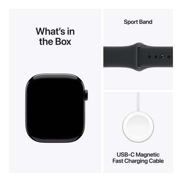 Apple Watch S11 Cellular 46mm Jet Black Aluminium Case with Black Sport Band M/L Apple Watch S11 Cellular 46mm Jet Black Aluminium Case with Black Sport Band M/L