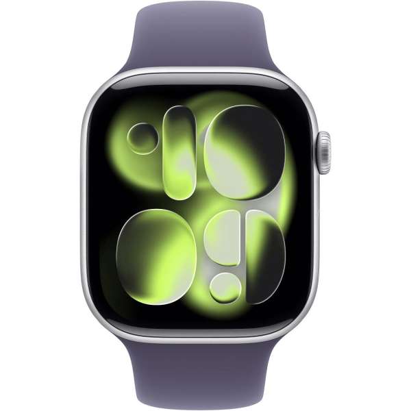 Apple Watch S11 Cellular 46mm Silver Aluminium Case with Purple Fog Sport Band M/L Apple Watch S11 Cellular 46mm Silver Aluminium Case with Purple Fog Sport Band M/L