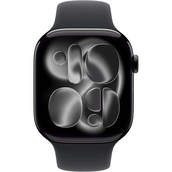 Apple Watch S11 GPS 42mm Jet Black Aluminium Case with Black Sport Band M/L Apple Watch S11 GPS 42mm Jet Black Aluminium Case with Black Sport Band M/L
