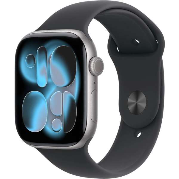 Apple Watch S11 GPS 42mm Space Grey Aluminium Case with Black Sport Band S/M Apple Watch S11 GPS 42mm Space Grey Aluminium Case with Black Sport Band S/M
