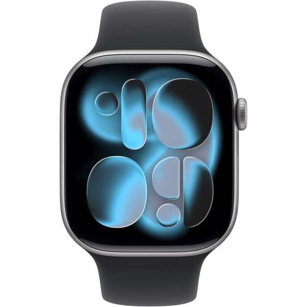Apple Watch S11 GPS 46mm Space Grey Aluminium Case with Black Sport Band M/L Apple Watch S11 GPS 46mm Space Grey Aluminium Case with Black Sport Band M/L
