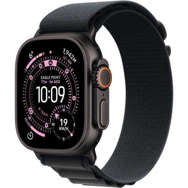 Apple Watch Ultra 3 Cellular 49mm Black Titanium Case with Black Alpine Loop Medium Apple Watch Ultra 3 Cellular 49mm Black Titanium Case with Black Alpine Loop Medium