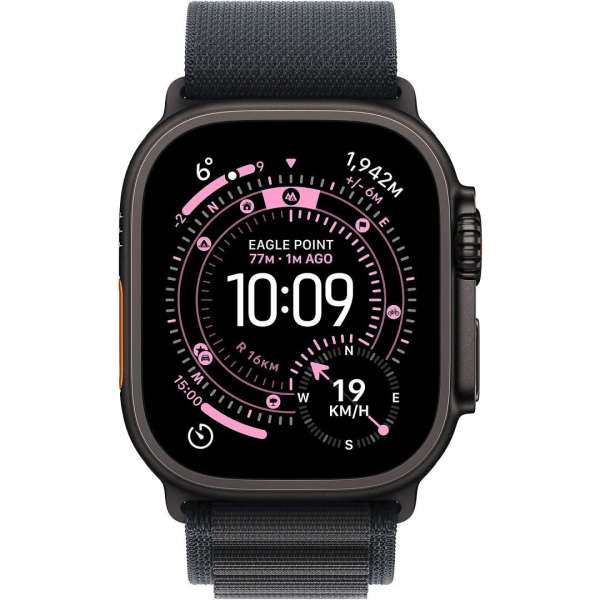 Apple Watch Ultra 3 Cellular 49mm Black Titanium Case with Black Alpine Loop Small Apple Watch Ultra 3 Cellular 49mm Black Titanium Case with Black Alpine Loop Small
