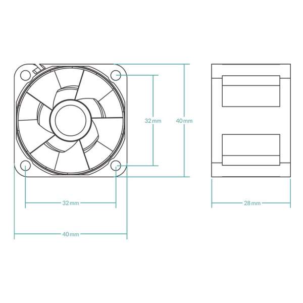 Arctic S4028-6K 40mm Server Fan