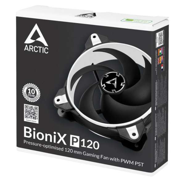 Arctic BioniX P140 Pressure-optimised PWM PST White