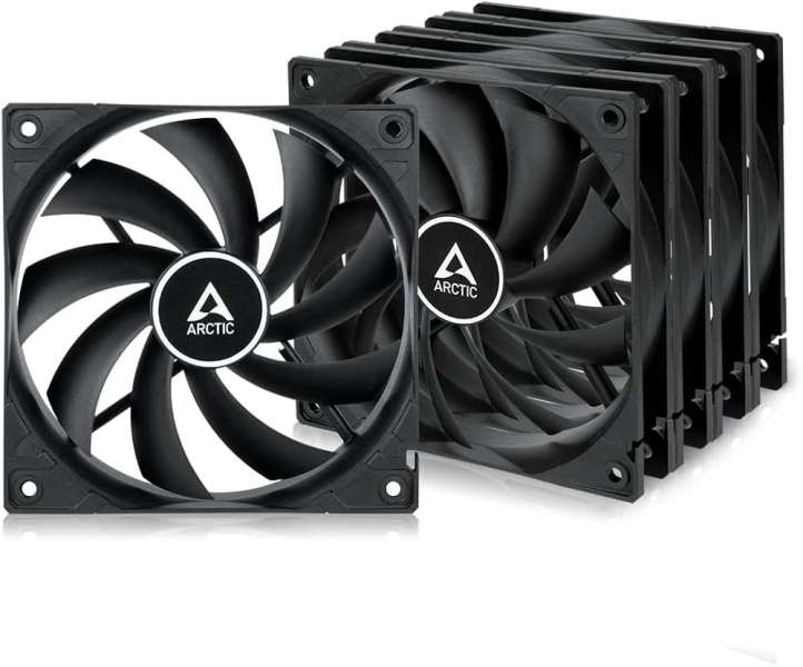Arctic F12 PWM Black (5 Pack)