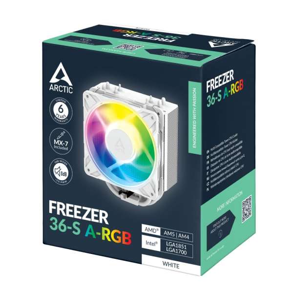 Arctic Freezer 36-S A-RGB White