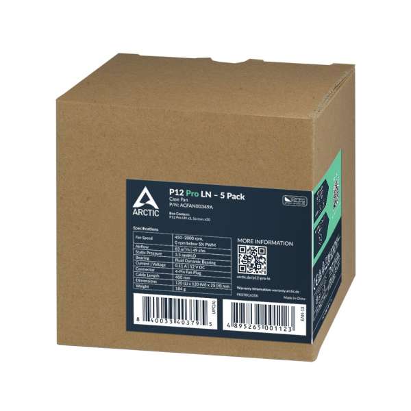 Arctic P12 Pro LN – 5 Pack