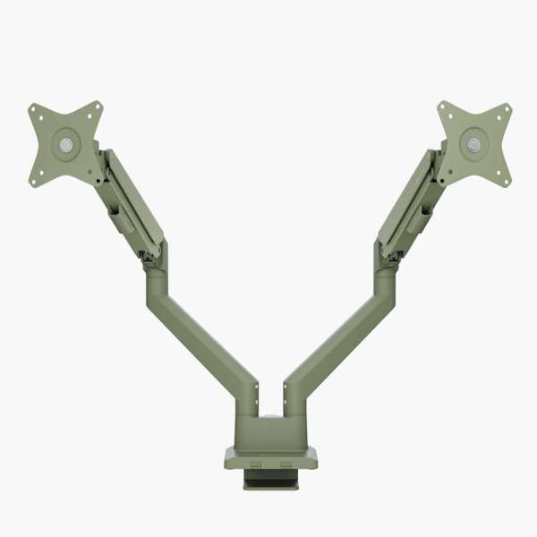 Arozzi Alzare Neo Duo Gas Spring Monitor Arm Forest Green