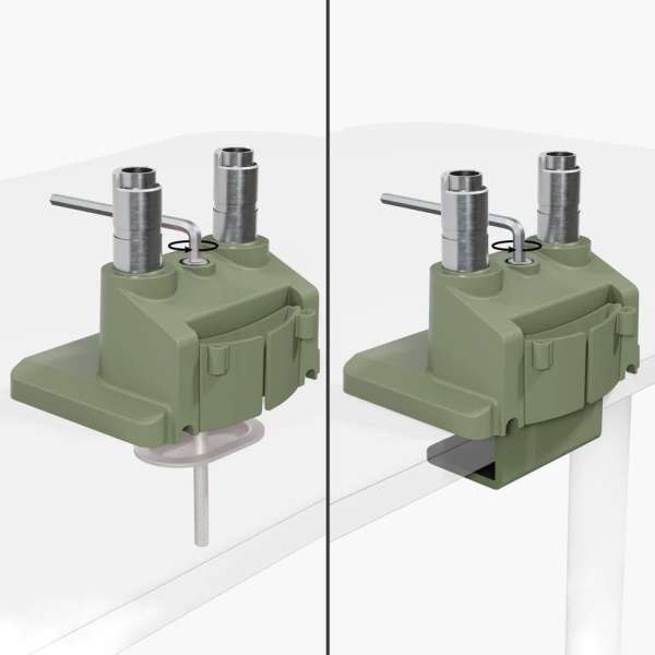 Arozzi Alzare Neo Duo Gas Spring Monitor Arm Forest Green