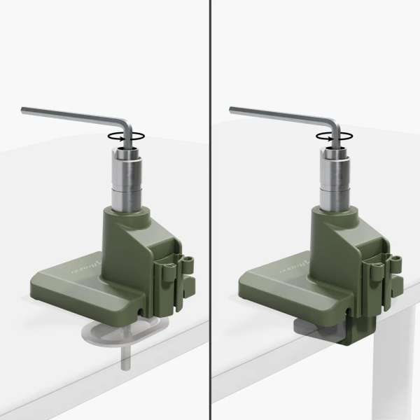Arozzi Alzare Neo Single Gas Spring Monitor Arm Forest Green