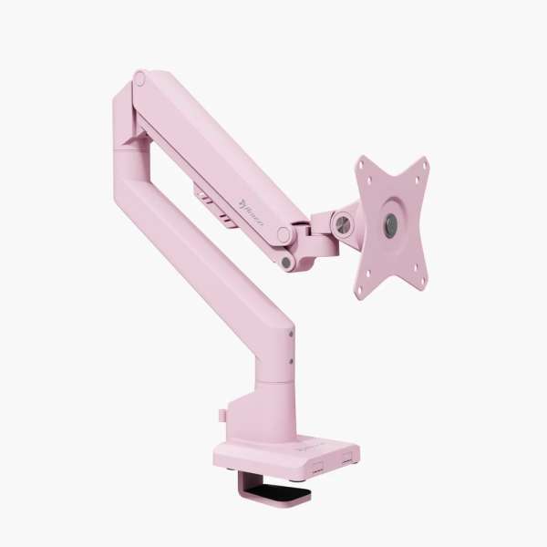 Arozzi Alzare Neo Single Gas Spring Monitor Arm Pink