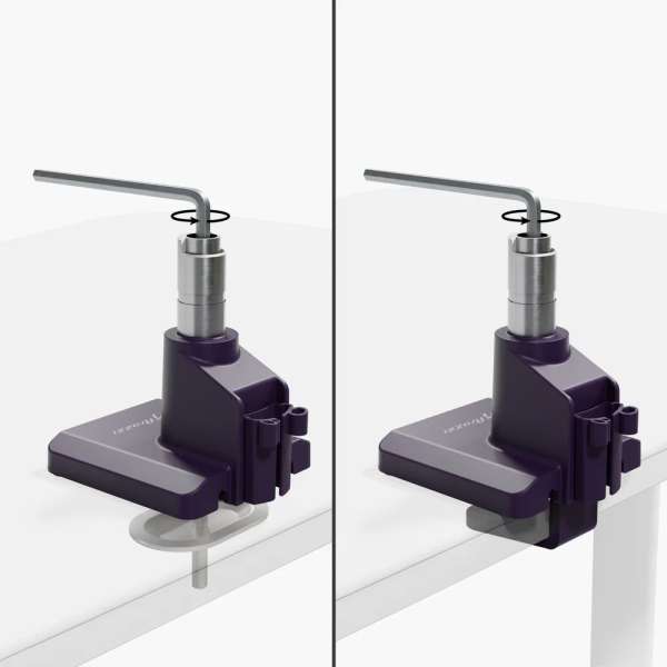 Arozzi Alzare Neo Single Gas Spring Monitor Arm Purple