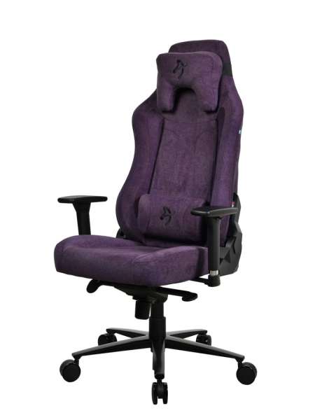 Arozzi Vernazza Soft Fabric Gaming Chair Purple