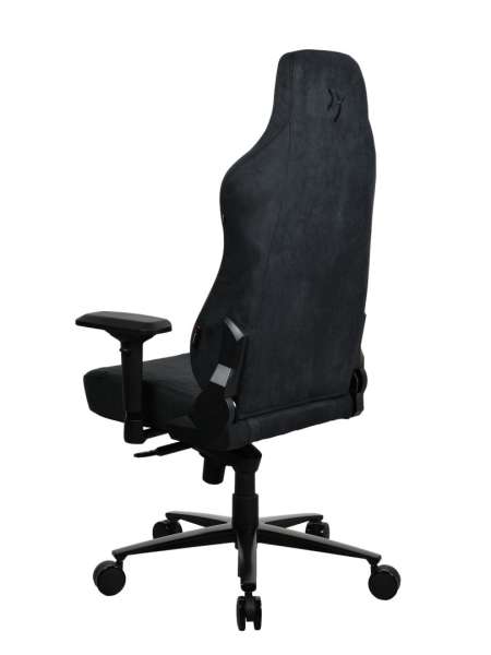 Arozzi Vernazza Supersoft Fabric Gaming Chair Pure Black