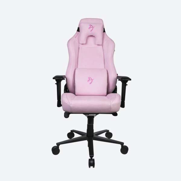 Arozzi Vernazza Supersoft Fabric Gaming Chair Pink