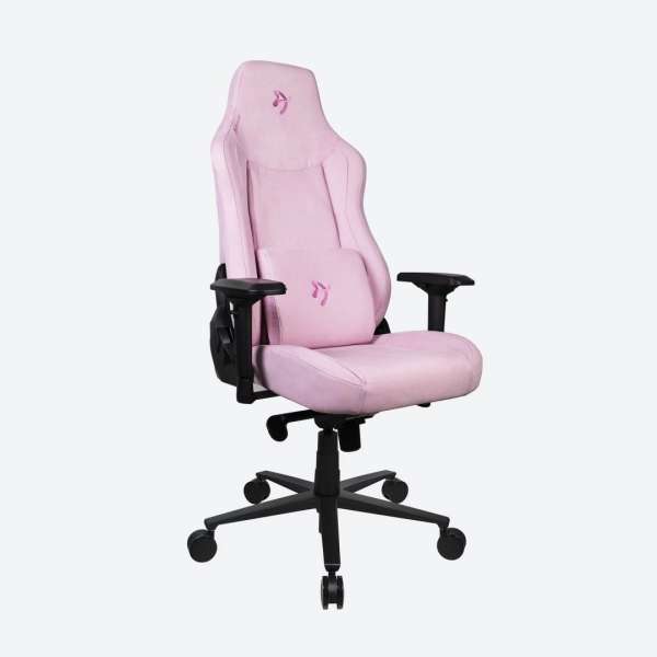 Arozzi Vernazza Supersoft Fabric Gaming Chair Pink