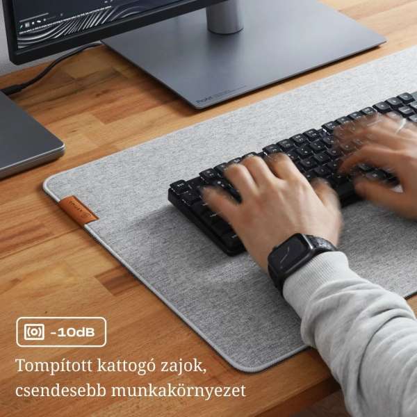 ARTIMO Desk Mat - Loom Series L Egérpad Grey