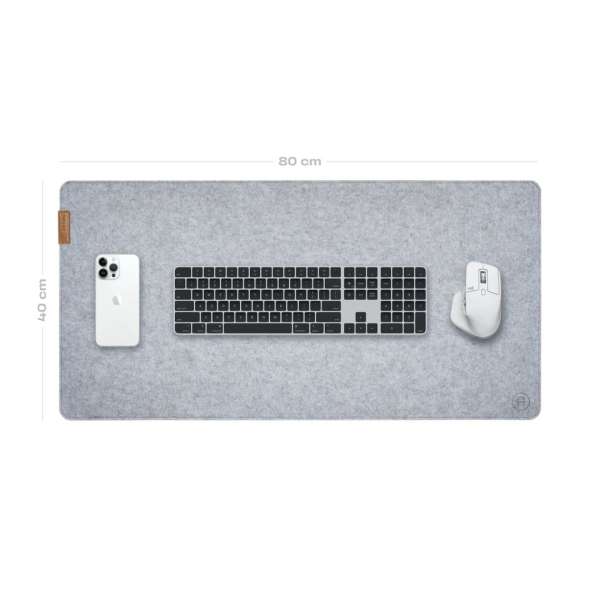 ARTIMO Desk Mat - Prémium filc Egérpad Grey