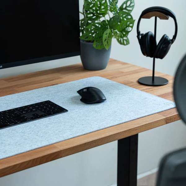 ARTIMO Desk Mat - Prémium filc Egérpad Grey