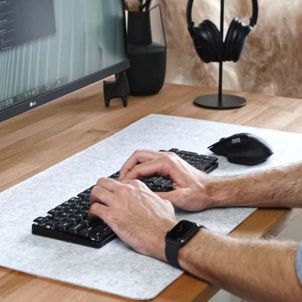 ARTIMO Desk Mat - Prémium filc Egérpad Grey