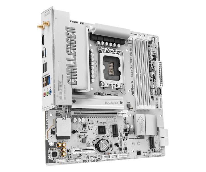 ASRock B860M CHALLENGER WIFI WHITE