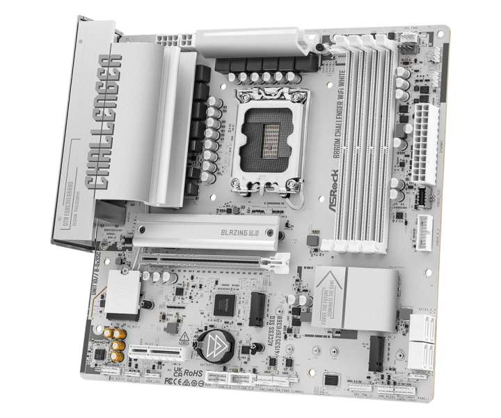 ASRock B860M CHALLENGER WIFI WHITE