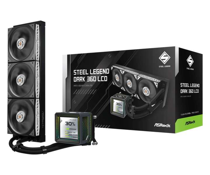 ASRock Steel Legend Dark 360 LCD