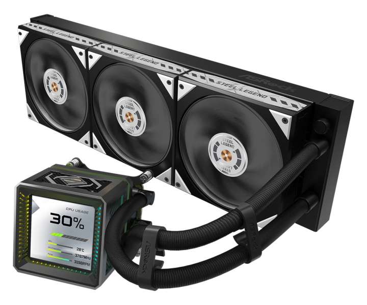 ASRock Steel Legend Dark 360 LCD