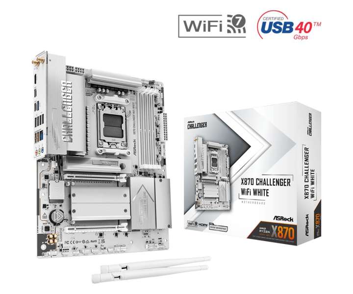 ASRock X870 CHALLENGER WIFI WHITE