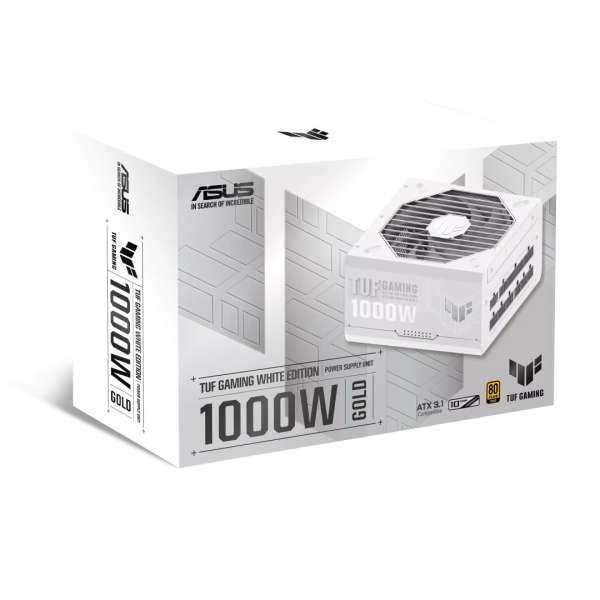 Asus 1000W 80+ Gold TUF Gaming White Edition