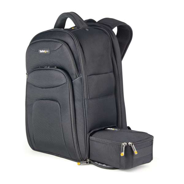 Startech 17,3" Laptop Backpack with Removable Accessory Organizer Case Black