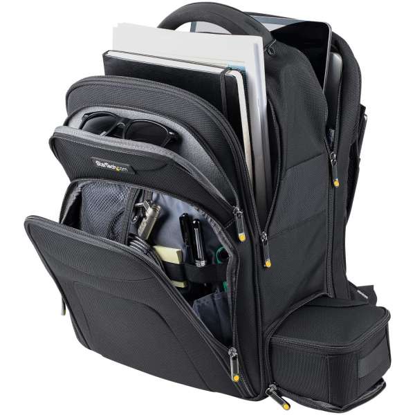 Startech 17,3" Laptop Backpack with Removable Accessory Organizer Case Black