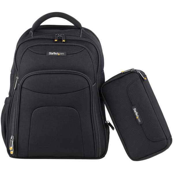 Startech 17,3" Laptop Backpack with Removable Accessory Organizer Case Black