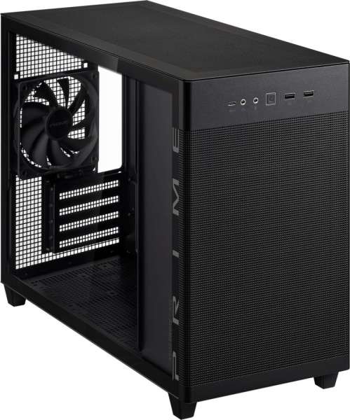 Asus Prime AP201 Tempered Glass Black