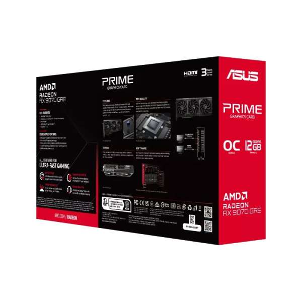 Asus PRIME-RX9070GRE-O12G