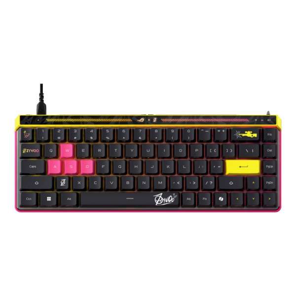 Asus ROG Falchion Ace HFX ZywOo Edition Gaming Keyboard Black/Pink US