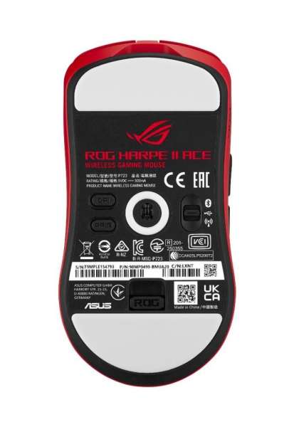 Asus ROG Harpe II Ace Gaming Wireless Bluetooth Mouse Red