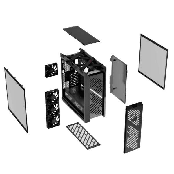Asus ROG Strix Helios II Tempered Glass Black