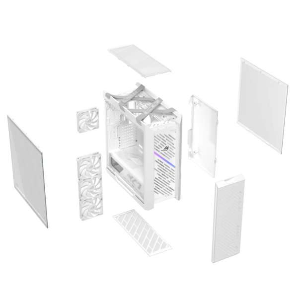 Asus ROG Strix Helios II Tempered Glass White Edition