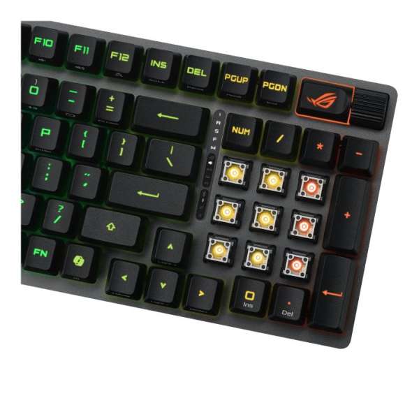 Asus ROG Strix Scope II 96 RX Gaming Wireless Keyboard Black UK