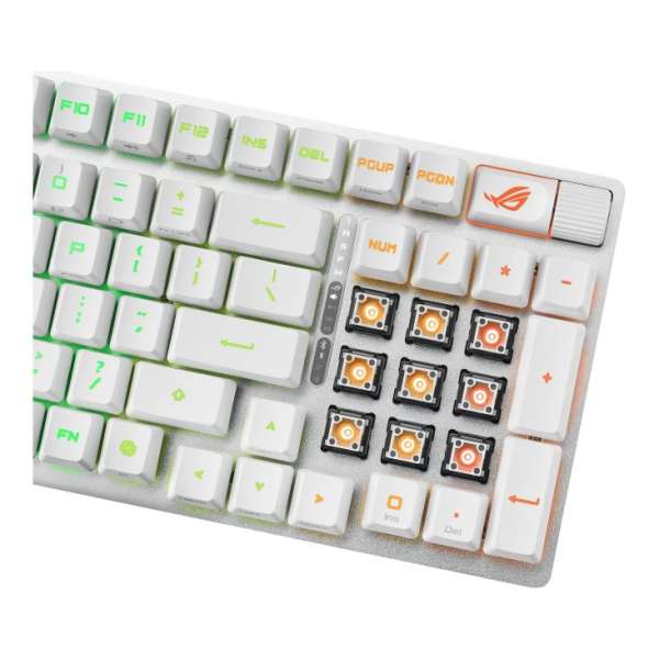 Asus ROG Strix Scope II 96 RX Gaming Wireless Keyboard White UK